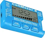 TEHAUX Battery Capacity Tester for Ion Fe Digital Voltage Checker with Backlight Supports Batteries for Accurate Battery Testing