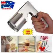 Stainless Steel Ice Cream Scoop Ice Cream Scooper W/Trigger Old Fashion Style GV
