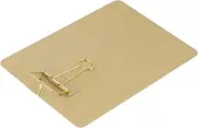 HOODANCOS 1pc Clipboard Stainless Steel Clip Writing Pad for Schools Offices Restaurants Homes for Learning Painting Group Projects Holding