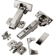 Full Overlay 110 deg Soft-Close BLUMotion Clip Top Frameless Hinges Pair by