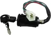 Ignition Key Switches for Kawasaki 4pin Universal Motorcycle Ignition Switch Waterproof Electric Door Lock Electric Start ATV Key Ignition Barrel Key Switch