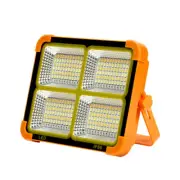 LED Solar Rechargeable Work Light Portable Emergency Lights Floodlight Camp