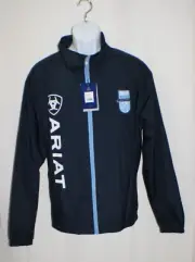 Palm Beach Masters Series Horses Ariat Full Zip Unisex Adult XL Blue Jacket ~New