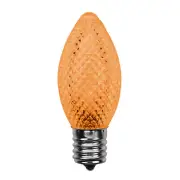 LED-C9-Orange - Volts: 120V, Current: 15mA, Watts: 1.80W, Type