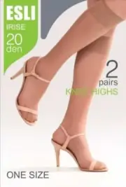 2 Pairs (Pack) - Conte/Esli Knee-Highs For Women - Irise 20 Den (14С-72СПЕ)