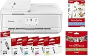 [Canon] PIXMA Home All-in-One A3 Printer Value Bundle (TS9565) - A3 Craft Printer, Includes CLI681 Ink + PGI680 Black Ink + Magnetic Photo Paper (MG101) + Square Photo Paper (PP301)