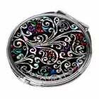 Mother of Pearl Art Deco Makeup Cosmetic Compact Handbag Beauty Hand Mini Mirror