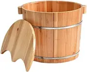 Wood Foot Bath Bucket Foot Tub for Soaking Feet, Foot Soak Bucket, Foot Basin for Adults, Foot Bath Spa Tub, Wood Bucket for Pedicure Super Easy to use Interesting