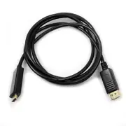 US DisplayPort DP Male to HDMI Male Cable Cord Adapter Black