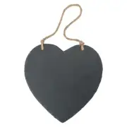 Slate Heart Hanging Memo Board Kitchen Wedding Party Chalkboard Decorations