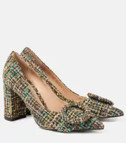 [Gianvito Rossi] Gianvito Rossi 85 bouclé pumps AU 10 multicoloured