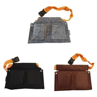 Heavy Duty Work Apron Tool Belt Pouch with Belt for Carpenters and DIY Projects