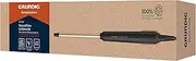 Grundig NaturaShine HS 7230 Hair Styler 10mm Diameter Ceramic Coating with Macadamia and Coconut Oil 5 Levels 130°C to 210°C Fast Heating Time Black Rose Gold