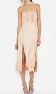 BNWT ALICE MCCALL AMBER ORANGE STARGAZE DRESS - SIZE 8 AU/4 US (RRP $380)