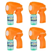 4PK Maxx Bubbles Light Up Bubble Blaster Kids/Children Outdoor Play Toy Asst 3y+