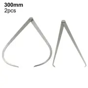 Essential 300mm Measuring Tool Pair for Inside and Outside Sizing Tasks