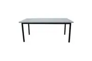 Divano Lara 180cm 6 Seater Outdoor Dining Table Glass Concrete Top