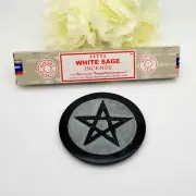 Pentagram Incense Holder with FREE Incense