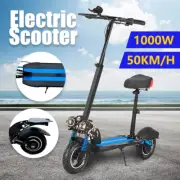 1000W Electric Scooter Adult 50km/h Foldable E Scooter Off Road Tyre with Seat ⭐