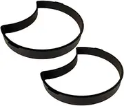 BESPORTBLE 2pcs Crescent Concrete Mold Walkway Pathway Step Stone Mold Pavement Making for Residential/Commercial