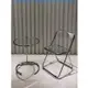 『DL』❈亞克力椅子透明餐桌椅折疊簡約靠背網紅凳子化妝ins臥室家用餐椅