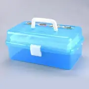 Tool Transparent Blue Foldable Storage Box