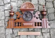 CROWN TO THE CLOCK BECKER, LENZKIRCH,JUNGHANS..... 15 in ( 38 cm) no.12