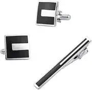 [Generic] Men's Tie Clips & Cufflink Sets - Unique Birthday Gifts, Christmas Stocking Stuffers, Father's Day Presents from Family, Valentine's Day & Easter Gifts for Him, one size, copper, copper