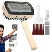 Refrigerator Coil Cleaning Brush AC Coil Cleaner 3 Pieces Coil Cleaning Brush