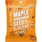 Pimp My Snack Maple Cinnamon Seeds Clusters 40g (Pack of 12)