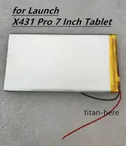 3000mAh New Rechargeable Battery Batterie for Launch X431 Pro 7 Inch Tablet