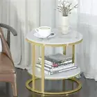55cm Large Coffee Table Heavy Marble Cocktail Table Bedside End Side Table Decor