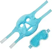 Cooling Eye Mask Face Mask for Puffy Eyes Reusable Ice Gel Mask Comfortable Sleep Eye Mask for Women