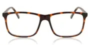 Rectangle Full Rim Plastic Men's Glasses Online Tortoiseshell Size 56 - Lenses Included - Private Health Rebate - Blue Light Block - SmartBuy Collection