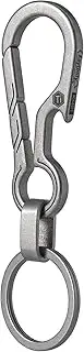 [KeyUnity] Titan EDC Keychain Clip with Bottle Opener, Carabiner with Quick Release for Key Chain for Men Strong Titanium Lobster Key Holder