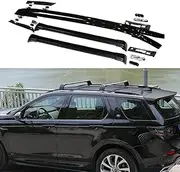 4PCS Roof Rack Cross Bars Fit for Land Rover Discovery Sport 2015-2025 Side Rails Crossbars Black