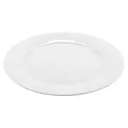 G.E.T. PA1101902724 Corona Actualite Bright White Porcelain 10.5" dia. Plate