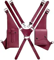 [Frediuo] Steampunk Shoulder Harness Bag Fashion Pouch for Short Trips Cosplay Travel Work