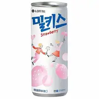 在飛比找Yahoo奇摩購物中心優惠-LOTTE 樂天 草莓優格風味碳酸飲(250ml) 美式賣場