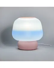 JONATHAN Y Mushroom 10in 3D-Printed Dimmable Table Lamp