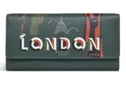Radley London | Cedar 'London' Flapover Matinee Leather Wallet Dark Green