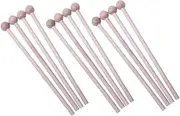COMPUKAS 12Pcs Wooden Mallets for Glockenspiel Xylophone and Percussion Instruments Durable and Safe Music Sticks for Easy Grip Drum Mallets for Home School and Party