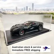 1:18 Display case Carbon Fiber leather base, ultra clear top Suits BBR + AUTOart