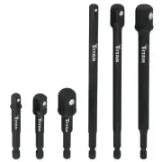 Titan 12087 6 Piece Impact Socket Adapter Set 1 4 3 8 1 2 Inch Drive