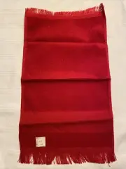 Cross Stitch Fingertip Towel Red