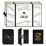 Vlipoeasn 2PCS Graduation Guest Book Alternative Black Gold Class of 2025 Gra...
