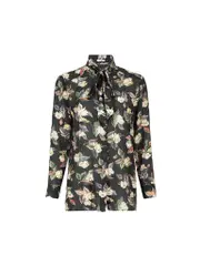 Floral Print Sheer Top