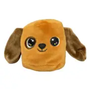 Aurora World Plush - Pet Mallows - BROWN DOG (2.5 inch) - Stuffed Animal Toy