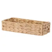 Woven Storage Basket Baskets Desktop Container Pantry Toy Bins Crate Fruit