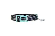 Doog Neoprene Clip Dog Collar - Pongo - Black & White Spots